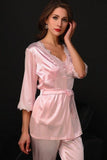 Designer Pajama Sleepwear Set in Light Pink