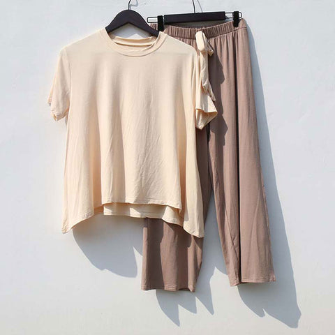 Casual, Loose Cotton Pajama Set