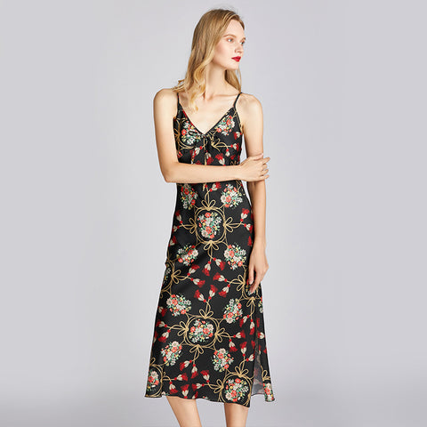 Thin Strap Sleeveless Nightgown