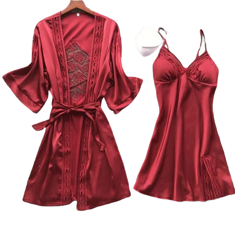 Chic Nightie and Robe Set