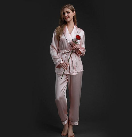 Pure Silk Captivating Pajama Suit