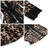 Leopard Print Sleepwear Set