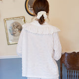 V-Neck Long sleeved Cotton Pajama Set