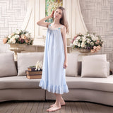 Vintage Style Long Elegant Nightgown and Robe Set