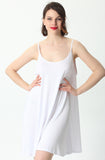 White Comfy Cotton Night Dress